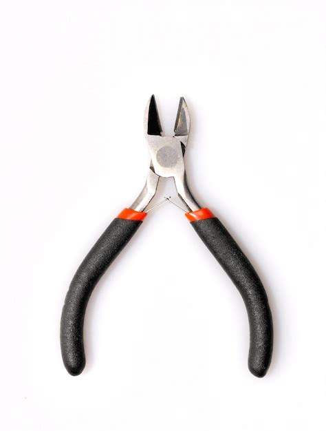 Premium Photo Side Cutter Pliers Isolated White Background