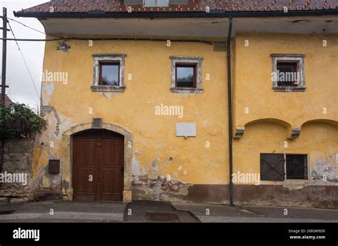 Rojstna Hisa Frana Jesenko In Skofja Loka Slovenia The Birthplace Of