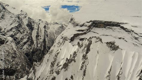 Aerial View Mt Machhapuchhre Fishtail Annapurna Conservation Area