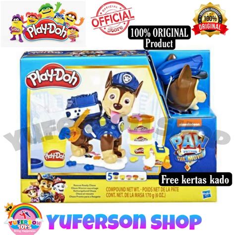 Jual Play Doh PAW Patrol Rescue Ready Chase Playset PDOF1834 Shopee