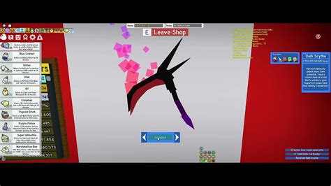 Red Hive Finally Buying The Op Dark Scythe Roblox Bee Swarm