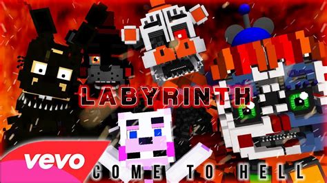 Fnaf 6 Labyrinth By Cg5 A Minecraft Music Animation Youtube