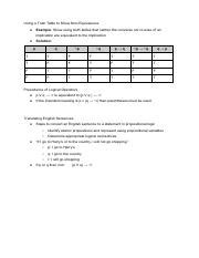 11 Pdf Using A Truth Table To Show Non Equivalence Example Show