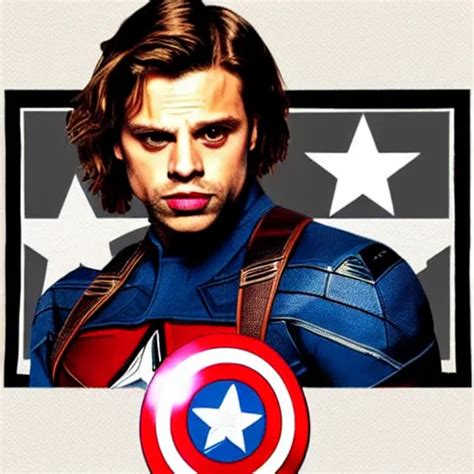 Sebastian Stan As Captain America Stable Diffusion Openart