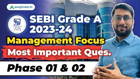 SEBI Grade A 2023 Notification SEBI Grade A Management MCQs