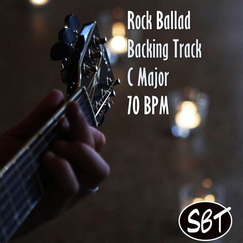 Rock Ballad Backing Track C Major 70 BPM Single Album By Sydney