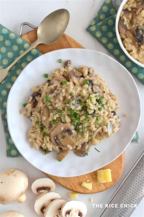 Risotto Ai Funghi The Rice Chick