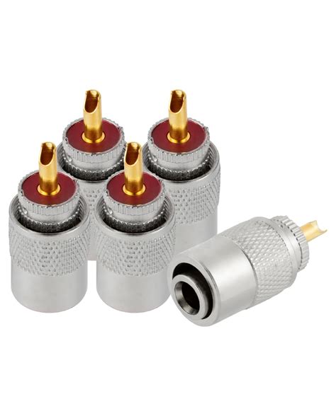 Amazon Pobady Pcs Pl Uhf Male Connectors Ohm Pl Male