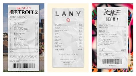 Album Receipts Turns Your Favorite Album Into A Surreal Fan Token