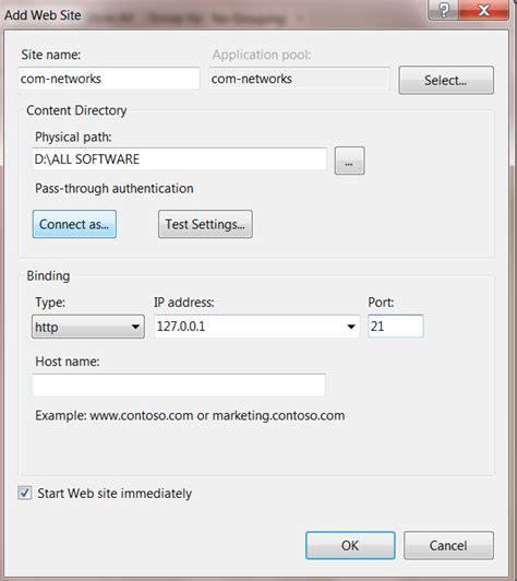 Hardwareandnetworking How To Configure Ftp Server In Windows 7