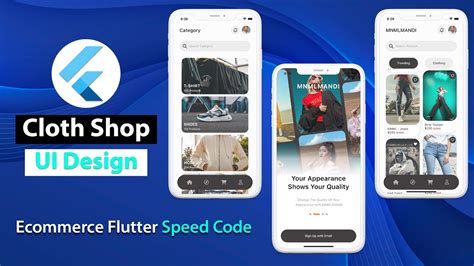 Flutter E Commerce App Shop Design Speed Code Youtube