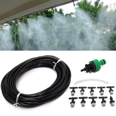 10m 33ft Gardening Plant Micro Drip Irrigation System Patio Atomization