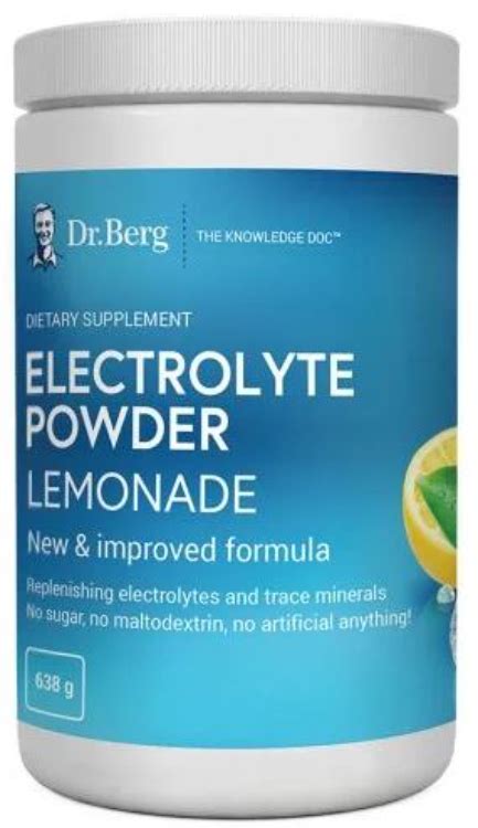 Dr Berg Electrolyte Powder Lemonade - 1Source