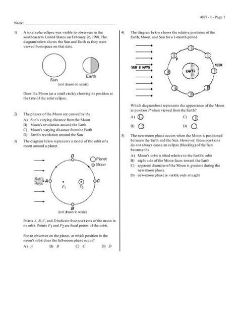 Name Earth Science Regents Review