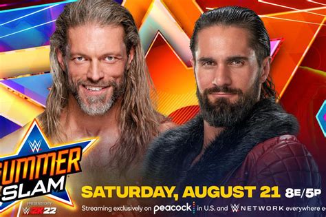 Edge vs. Seth Rollins set for SummerSlam - Cageside Seats