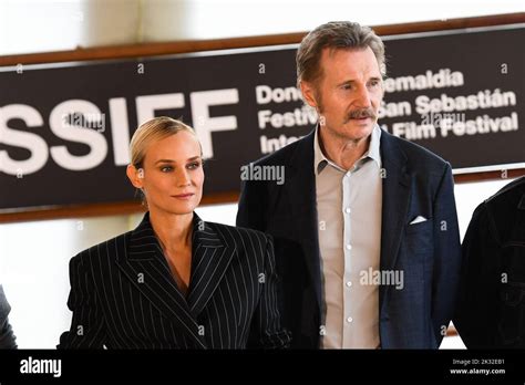 San Sebastian Spain Th September Liam Neeson And Diane Kruger