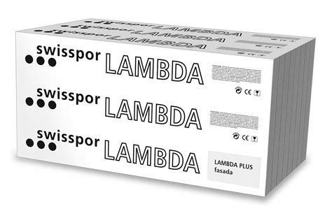 STYROPIAN SWISSPOR LAMBDA PLUS FASADA 032 ELEWACJA GRAFITOWY 10cm 3m2