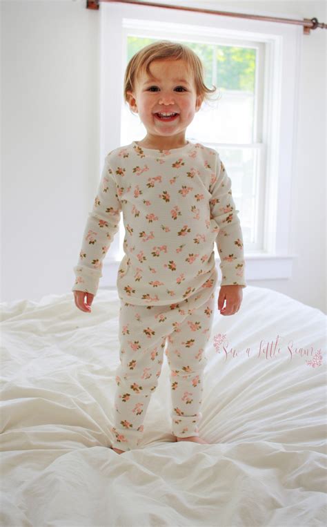 Movie Night Pajamas PDF Pattern: 12 mo - 12 yrs - Sew a Little Seam