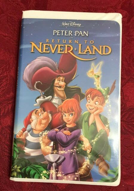 Disney Peter Pan Return To Neverland VHS