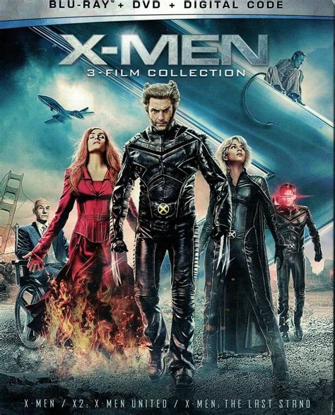 X Men Film Collection Blu Ray Dvd Digital Code Walmart