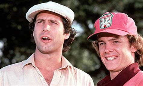 Harold Ramis Directs Chevy Chase In Caddyshack 1980 Comedians