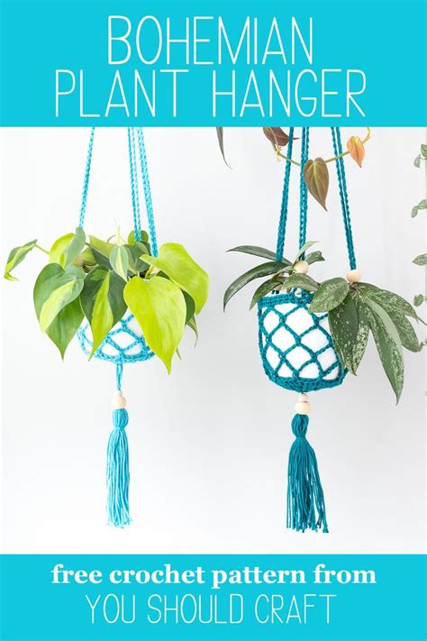 Boho Plant Hanger Crochet Pattern Video Free You Should Craft