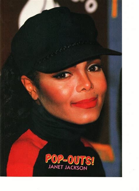 Janet Jackson Scott Weinger Teen Magazine Pinup Clipping Pop Outs Rare