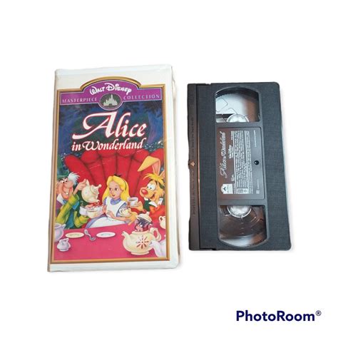 Alice In Wonderland Vhs Home Video Tape Walt Disney Masterpiece