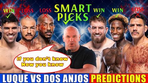 Vicente Luque Vs Rafael Dos Anjos Smart Picks Predictions Fight