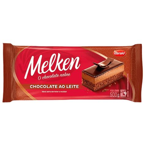 Cobertura Barra Chocolate Ao Leite 500g Melken Cordeiro Supermercado