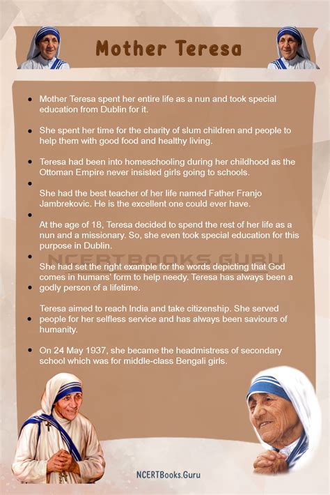 Mother Teresa Biography Artofit