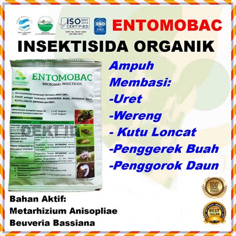 Jual Entomobac 50 Gr Metarhizium Beauveria Bassiana Bio Insektisida