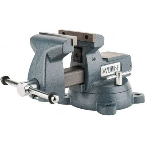 Wilton 21500 6 Jaw Mechanics Bench Vise With Bolt Down Swivel Base