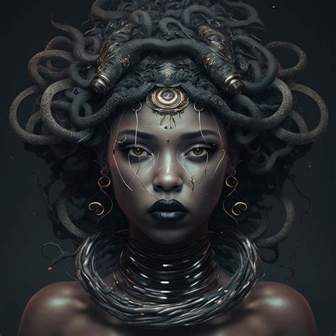 Medusa Digital Art - Etsy