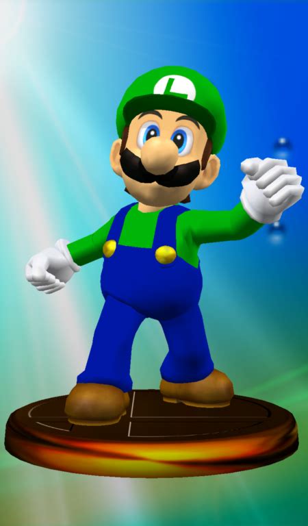 Image - Luigi Trophy Melee.png | Video Games Fanon Wiki | FANDOM powered by Wikia