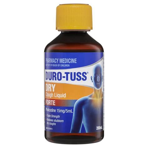 Buy Duro Tuss Dry Cough Forte Liquid Ml Online At Chemist Warehouse