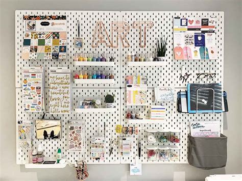 Craft Room Ikea Pegboard - Like Love Do