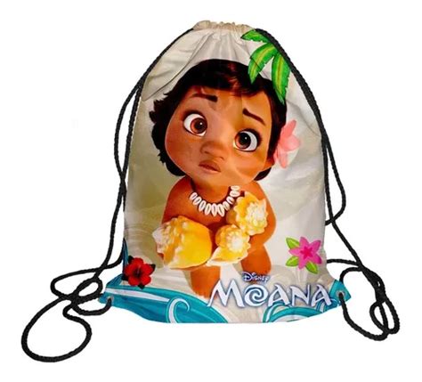 Morralitos Personalizados Recuerdos Moana Fiestas Pz Env O Gratis