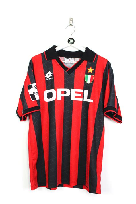 1994 95 AC Milan CHAMPIONS LEAGUE Home Jersey L RB Classic