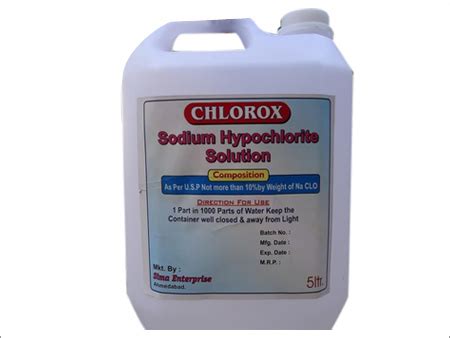 Sodium Hypochlorite Solution - Sodium Hypochlorite Solution Exporter ...