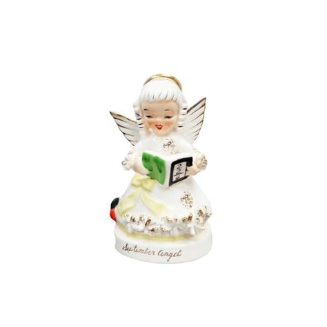 1960s Napco September Birthday Angel Figurine Etsy