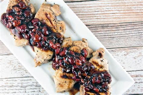 Pork Chops with Sour Cherry Sauce | Bunsen Burner Bakery