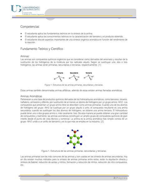 SOLUTION Pr Ctica 2 S Ntesis De Anilina Studypool