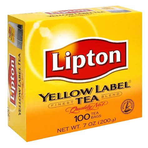 Lipton Yellow Label Tea Bags Shop Tea At H E B