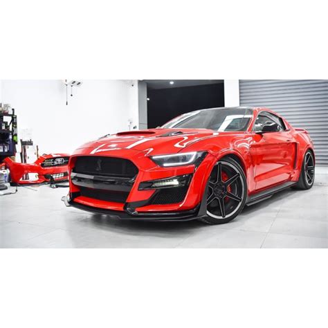 IKON Zderzak Przedni GT500 Styl FORD MUSTANG 2015 2017 EcoBoost V6 GT