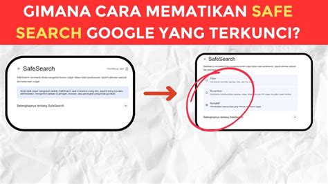 Tanpa Aplikasi Vpn Begini Cara Mematikan Safe Search Google Di Laptop