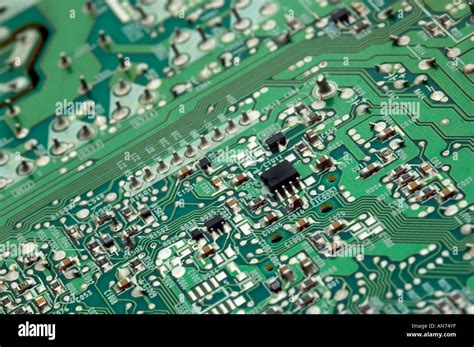 electronic circuit board  components stock photo alamy