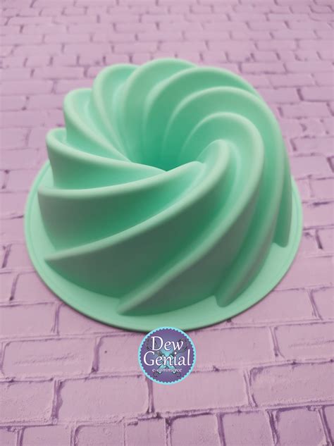 Molde Silicona Para Torta En Espiral Mediano Ms Dewgenial