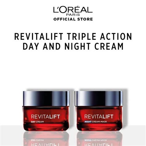 Free Shipping Loreal Revitalift Triple Action Day Cream Night Cream