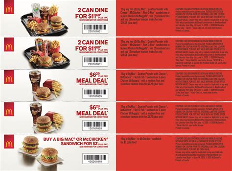 McDonald's Canada Coupons (NF), Until June 14